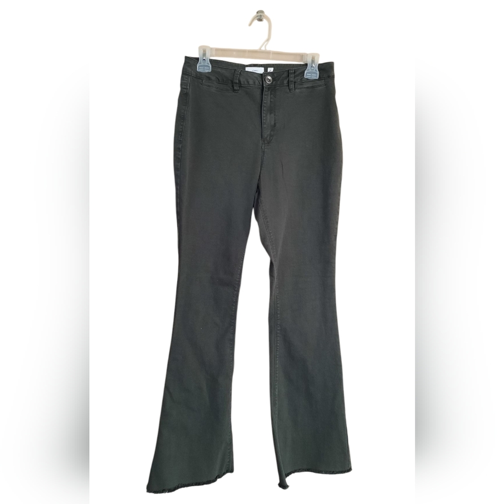 Olive Green Flares